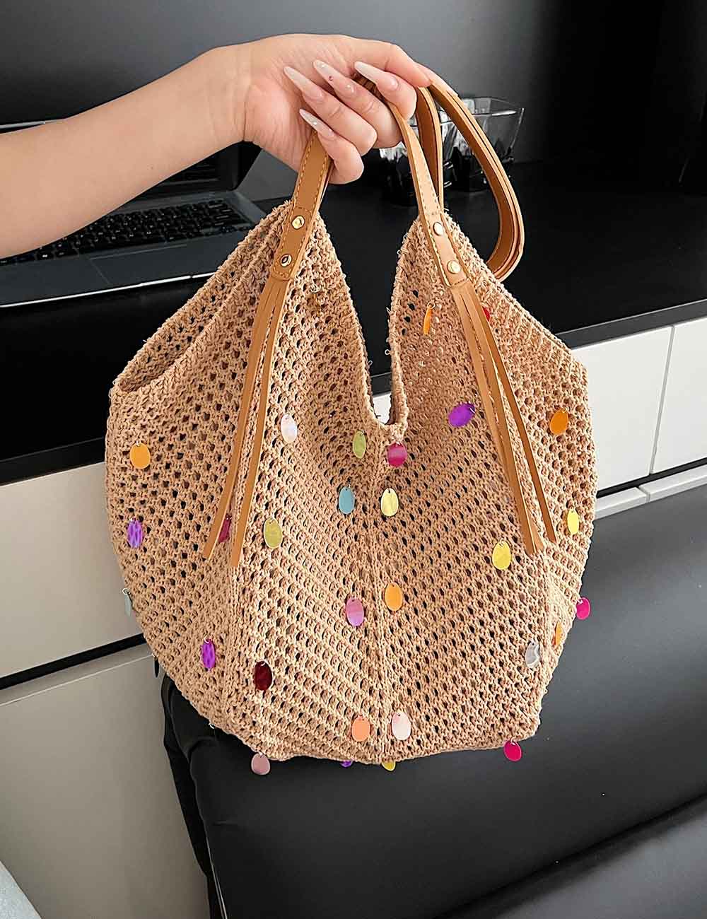 Hollow Out Tote Bag - DippedShop Wholesale - #6819