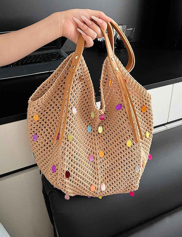 Hollow Out Tote Bag - DippedShop Wholesale - #6819