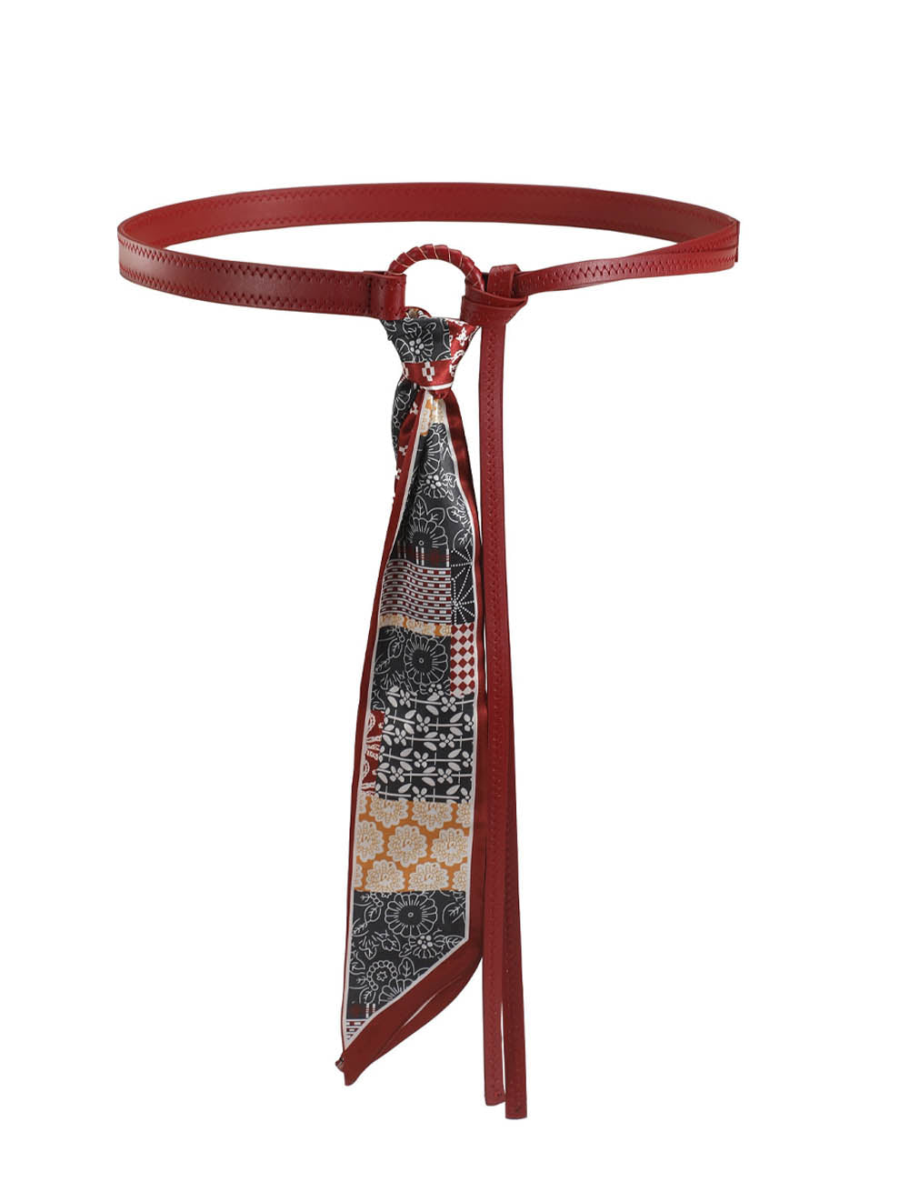 Punk Leather Paisley Belt - DippedShop Wholesale - #8467
