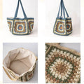 Boho Crochet Tote Bag - DippedShop Wholesale - #6387