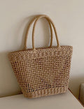 Woven Straw Shoulder Bag - DippedShop Wholesale - #9523