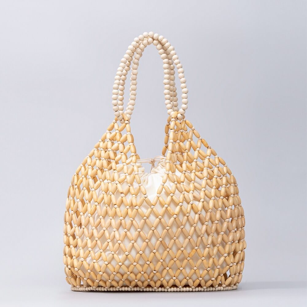Handmade Wooden Beads Commuter Bag DP25B746