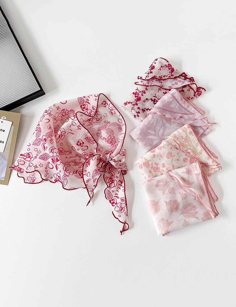Floral Lightweight Scarf - DippedShop Wholesale - #8755