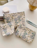 Fresh Large Capacity Floral Jacquard Makeup Bag MK2BW6W10BOB392