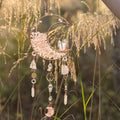 Pink Crystal Moon Suncatcher - DippedShop Wholesale - #8547