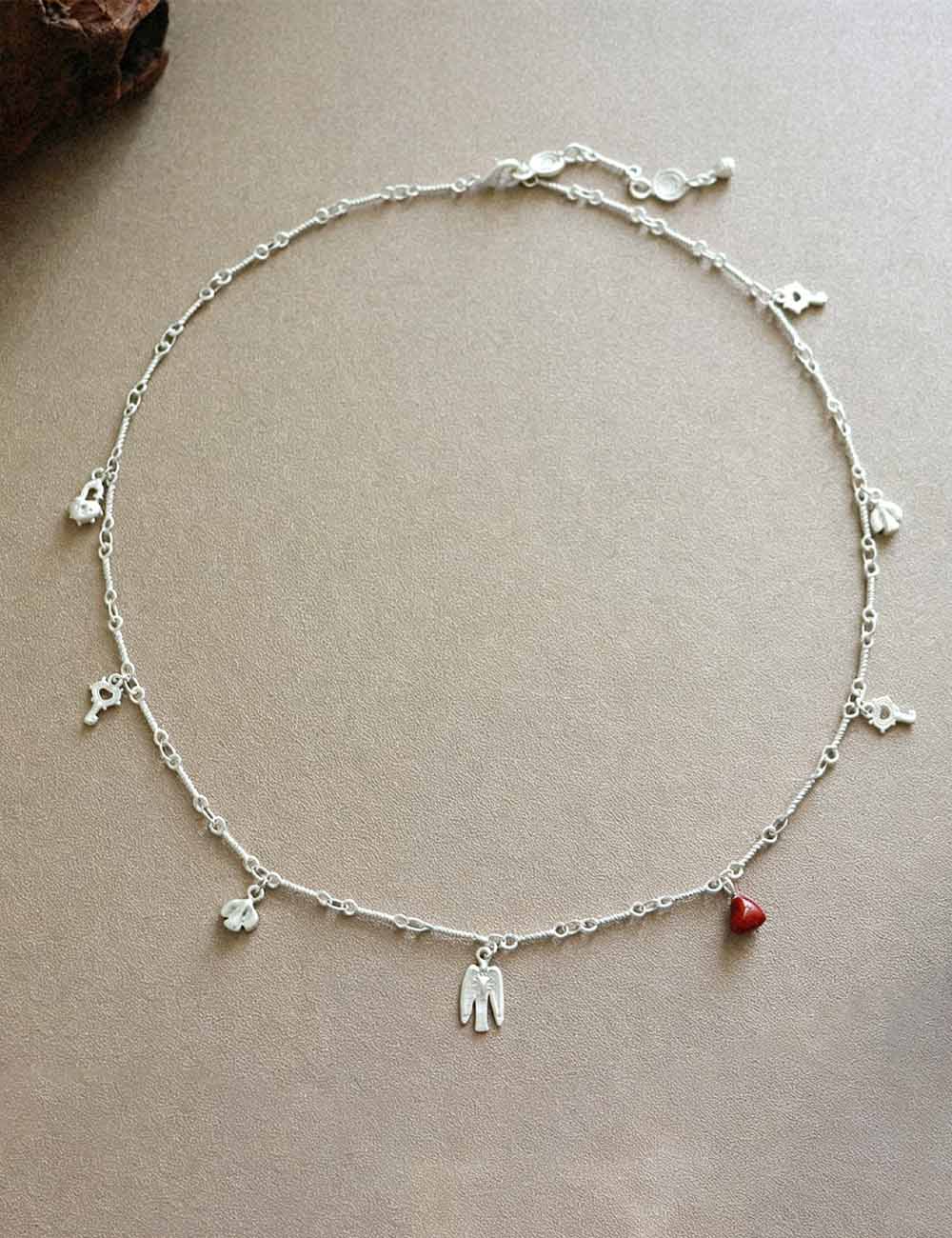 Silver Bird Pendant Choker - DippedShop Wholesale - #4707
