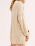 Solid V-Neck Knit Romper - DippedShop Wholesale - #7395