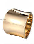 Trendy Chunky Gold Plated Geometric Shell Ring 8ZA6JRG137L