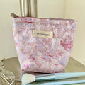 Vintage Floral Print Large Capacity Cocmetic Bag MK2BW6W10BOB384