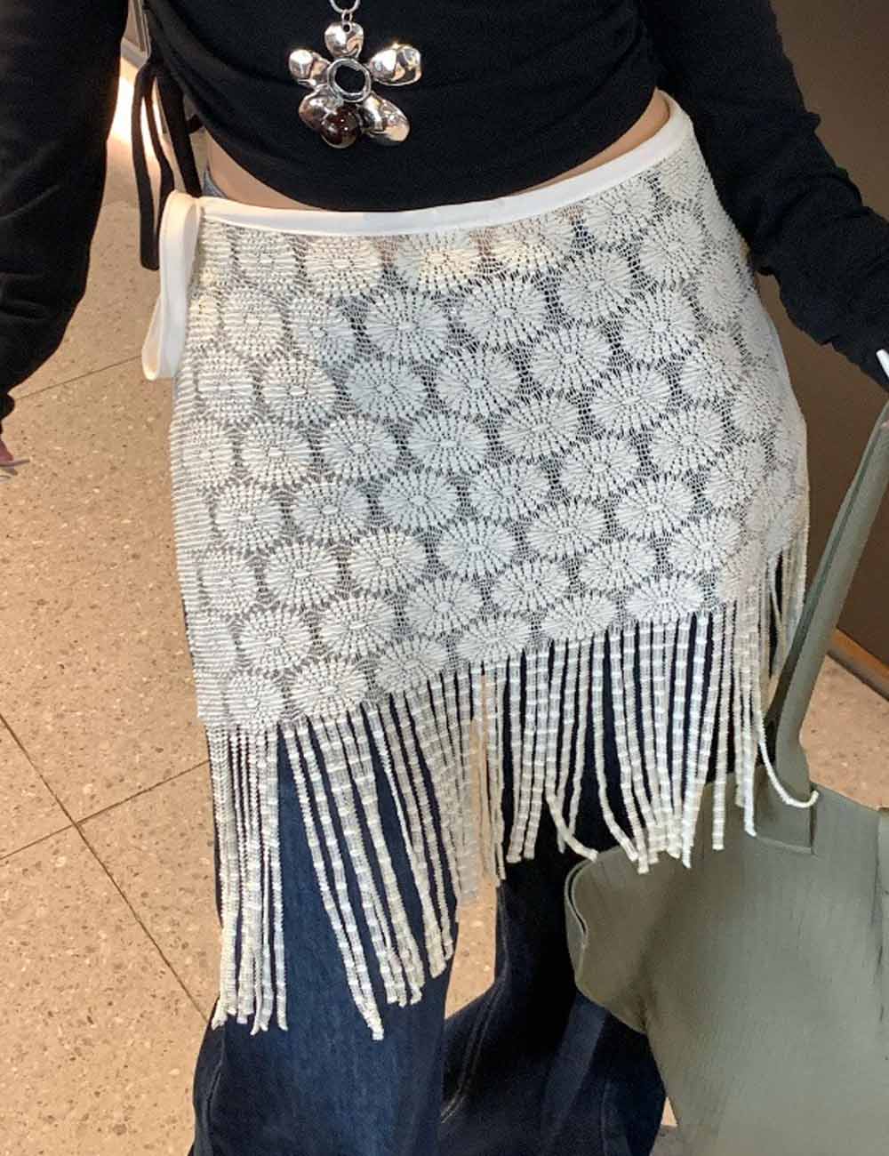 Boho Tassel Wrap Cover - DippedShop Wholesale - #2659