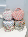 Floral Quilted Cosmetic Bag - DippedShop Wholesale - #5315