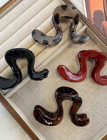 Large Geometric High Ponytail Claw Clip DP25B947