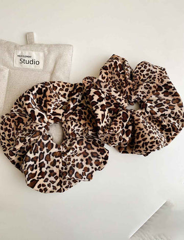 Retro Leopard Print Elastic Hair Tie DP25F964