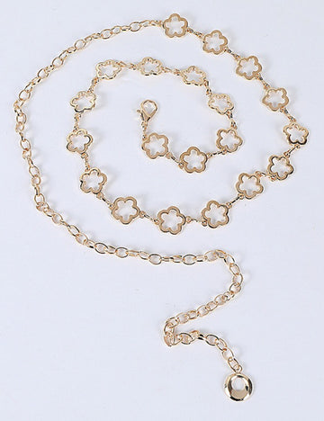 Stylish Hollow Flower Chain Wa - DippedShop Wholesale - #0867