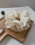 Lace Embroidery Hair Scrunchie - DippedShop Wholesale - #5363