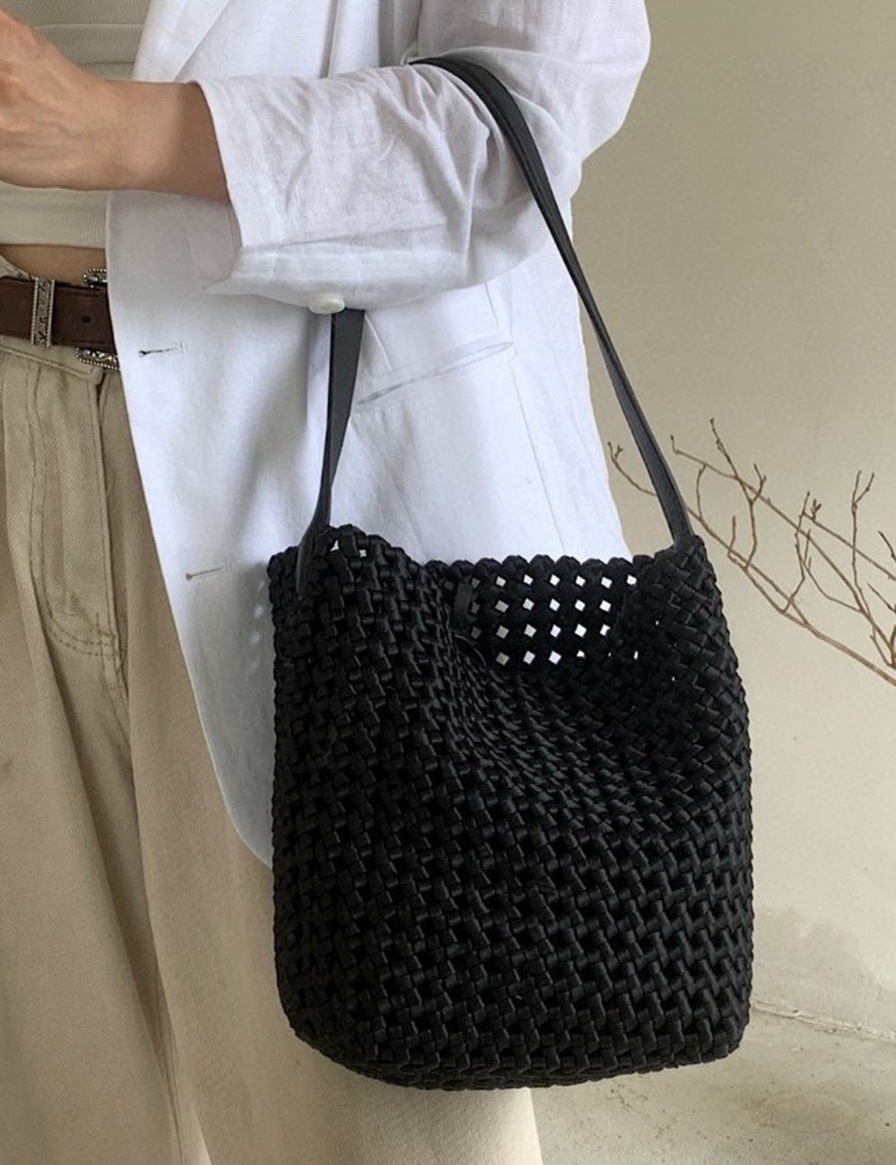 Hollow Handwoven Handbag - DippedShop Wholesale - #5507