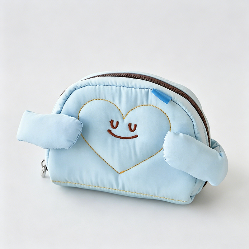 Cute Smiling Clouds Pattern Jewelry Organizer Bag 8CW6BOB364L