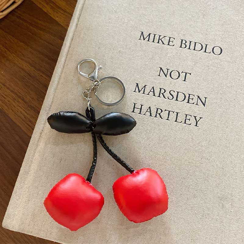 Cute Color Block Cherry Keychain Bag Charm DP25F594