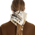 Printed Square Hair Scrunchie - DippedShop Wholesale - #8579