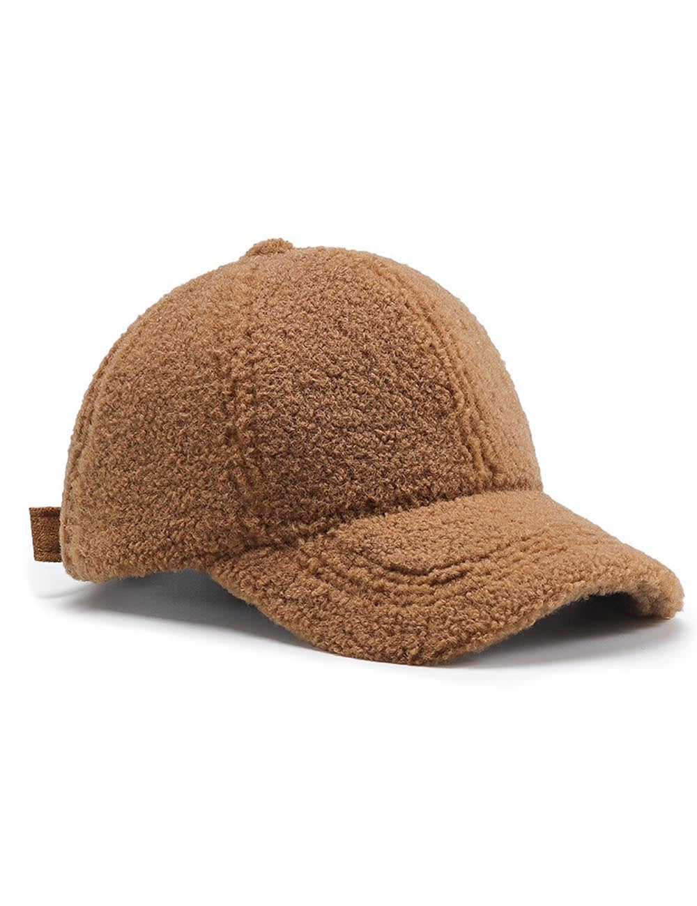Winter Solid Color Lamb Wool Baseball Cap DP25H699