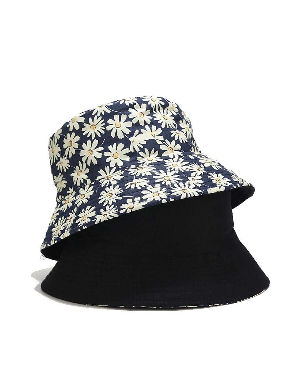 Vintage Floral Print Reversible Beach Bucket Hat MK2BW6W6HAT75