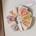 Flower Patchwork Hair Scrunchie - DippedShop Wholesale - #7507