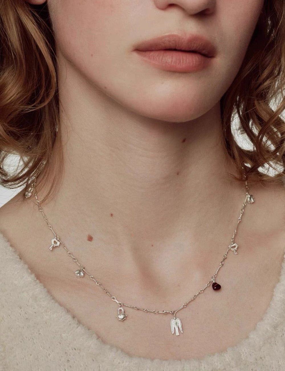 Silver Bird Pendant Choker - DippedShop Wholesale - #5779