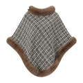 Faux Fur Poncho Cape - DippedShop Wholesale - #2051