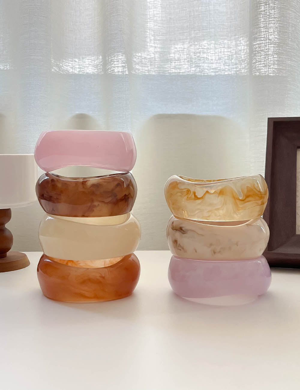 Mnimalist Irregular Resin Wide - DippedShop Wholesale - #3123