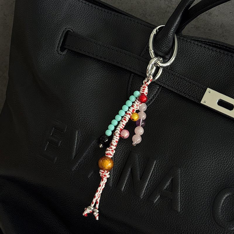 Handmade Beaded Bag Charm - DippedShop Wholesale - #9603