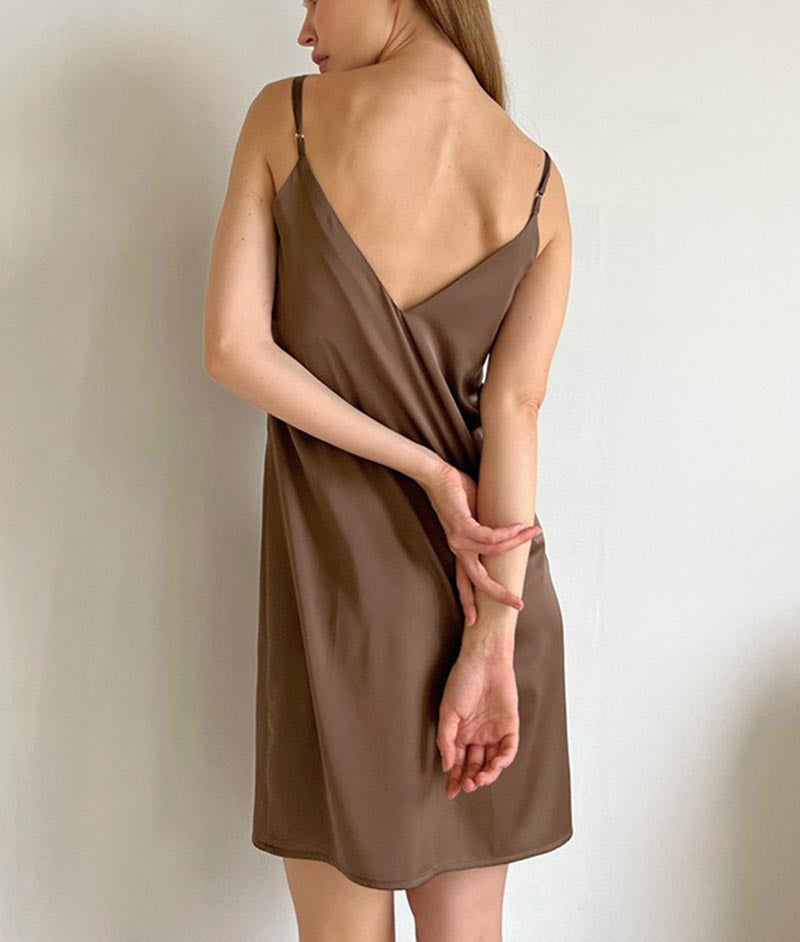 Sexy Soft Spaghetti Loungewear Nightdress DP25F474