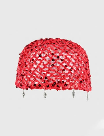Hollow Out Glitter Beanie - DippedShop Wholesale - #9219