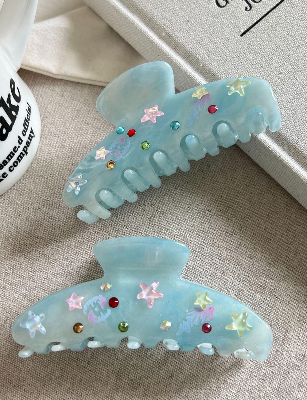 Starfish Rhinestone Hair Claw - DippedShop Wholesale - #5907