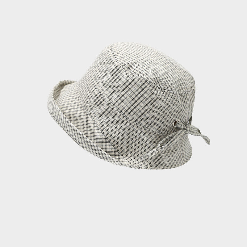 Casual Bowknot Wide Brim Outdoor Bucket Hat MK2BW6W6HAT76