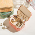 Stylish Large Capacity Solid Color Jewelry Case 8CW6BOB354L