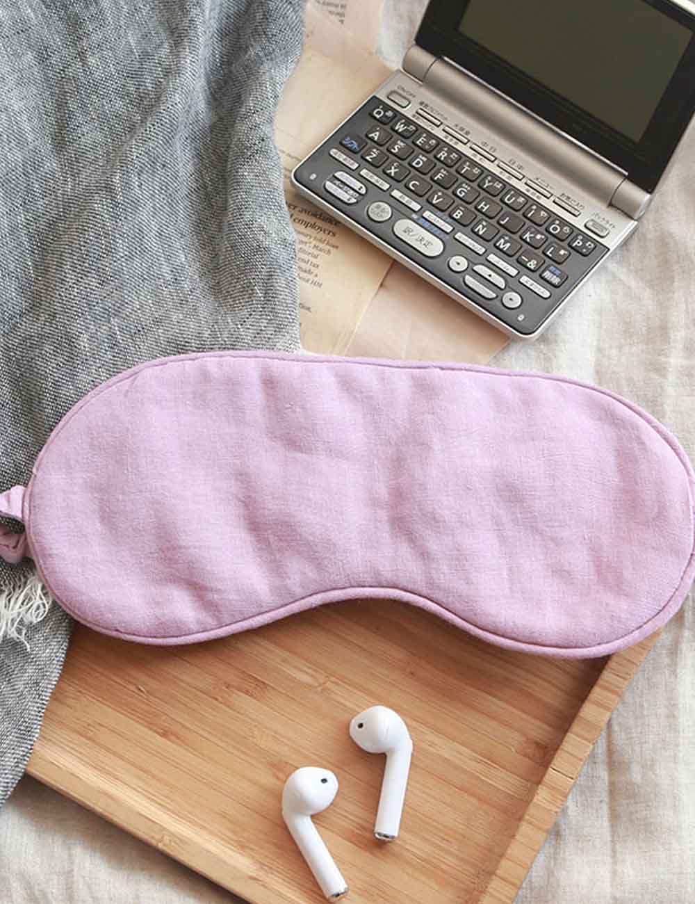 Pure Linen Eye Mask - DippedShop Wholesale - #0227