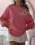 Heart Embroidery Sweatshirt - DippedShop Wholesale - #9875