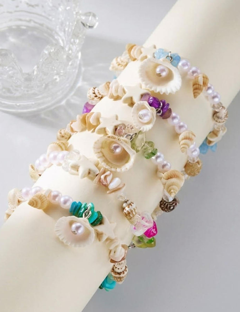 Ocean Starfish Shell Seed Bead - DippedShop Wholesale - #8883