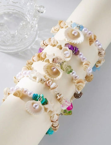 Ocean Starfish Shell Seed Bead - DippedShop Wholesale - #8883