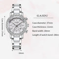 Luxury Diamond Chronograph Analog Quartz Watch MK2SSAS6W6JWA17