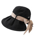Elegant Bow Knot Wide Brim Bucket Hat 8BK6HAT158T