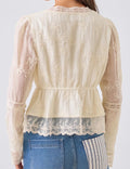 Elegant Lace V-Neck Top - DippedShop Wholesale - #9059