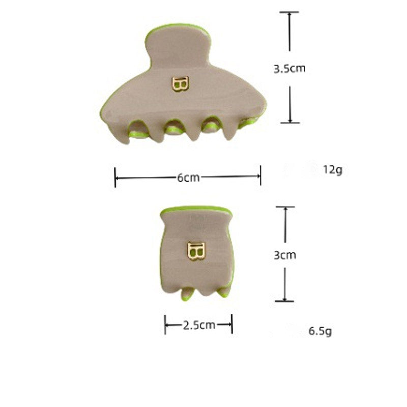 Letter Acetate Hair Clip - DippedShop Wholesale - #4035