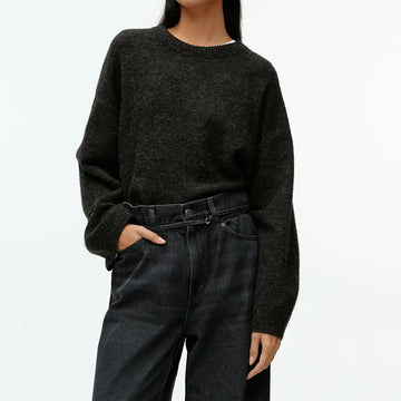 Fall Crew Neck Casual Thicken Warm Sweater DP25G953