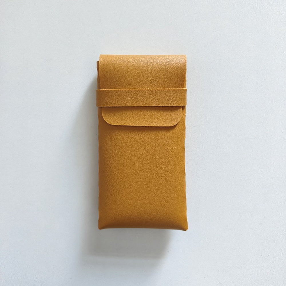 Minimalistic PU Leather Sunglass Case - DippedShop Wholesale - #9731