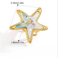 Trendy Gold Plated Starfish Mo - DippedShop Wholesale - #4531
