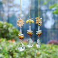 Floral Bee Pendant Suncatchers - DippedShop Wholesale - #4051