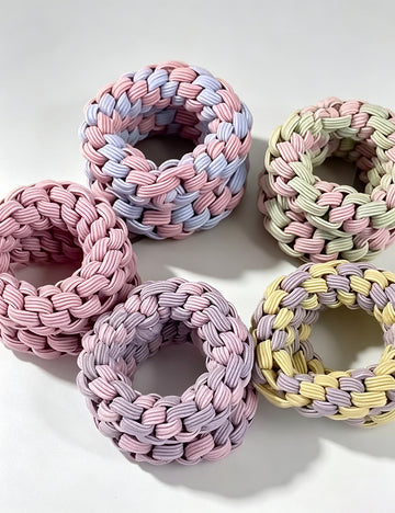 Simple Solid Color High Elastic Scrunchies Set 6W6HSR484