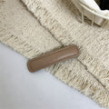 Simple PU Leather Rectangle Snap Hair Clip 6W6HCP1624