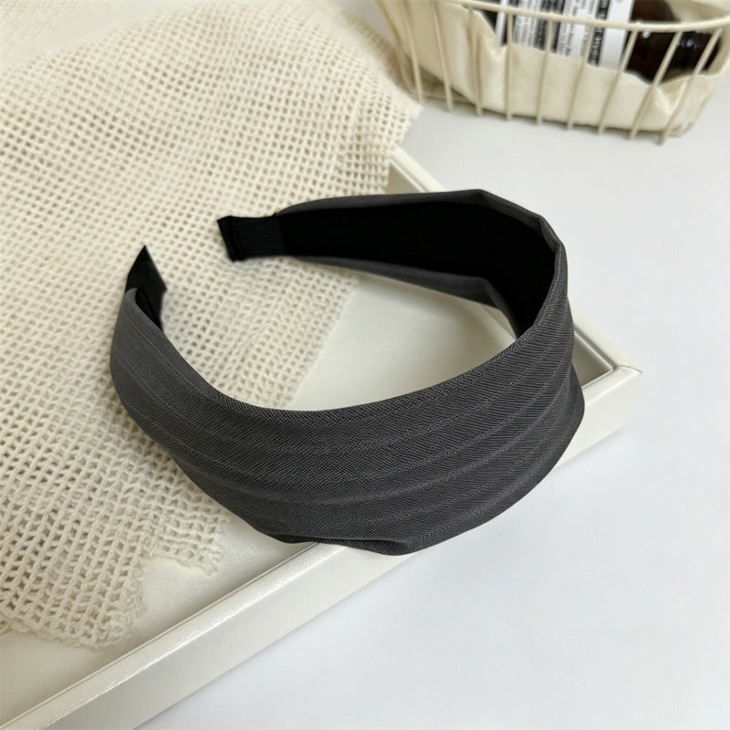 Slouchy Color Block Striped Fabric Wide Headband 6W6HBD323